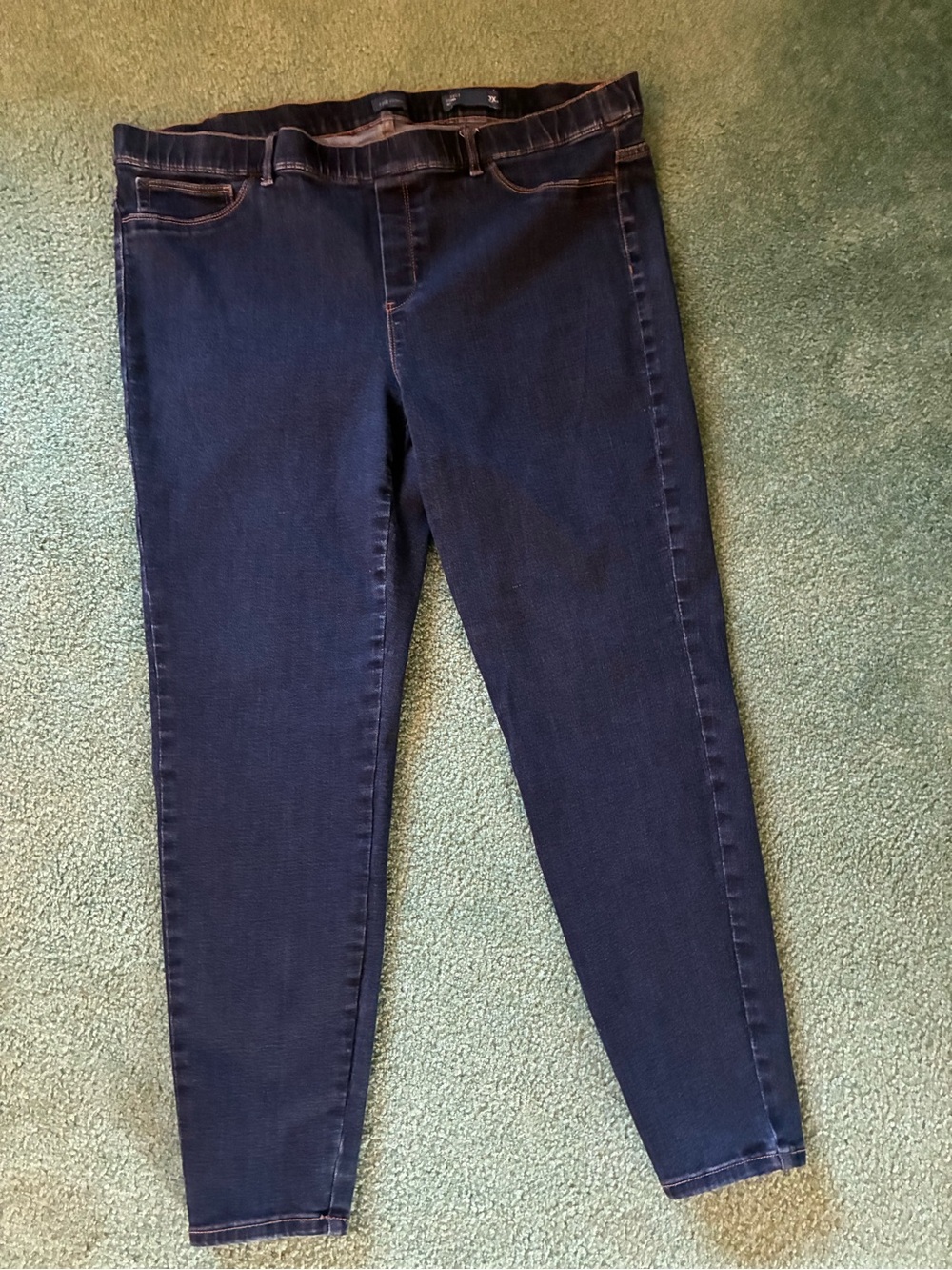 Women's Dark Blue Stretch Skinny Jeans